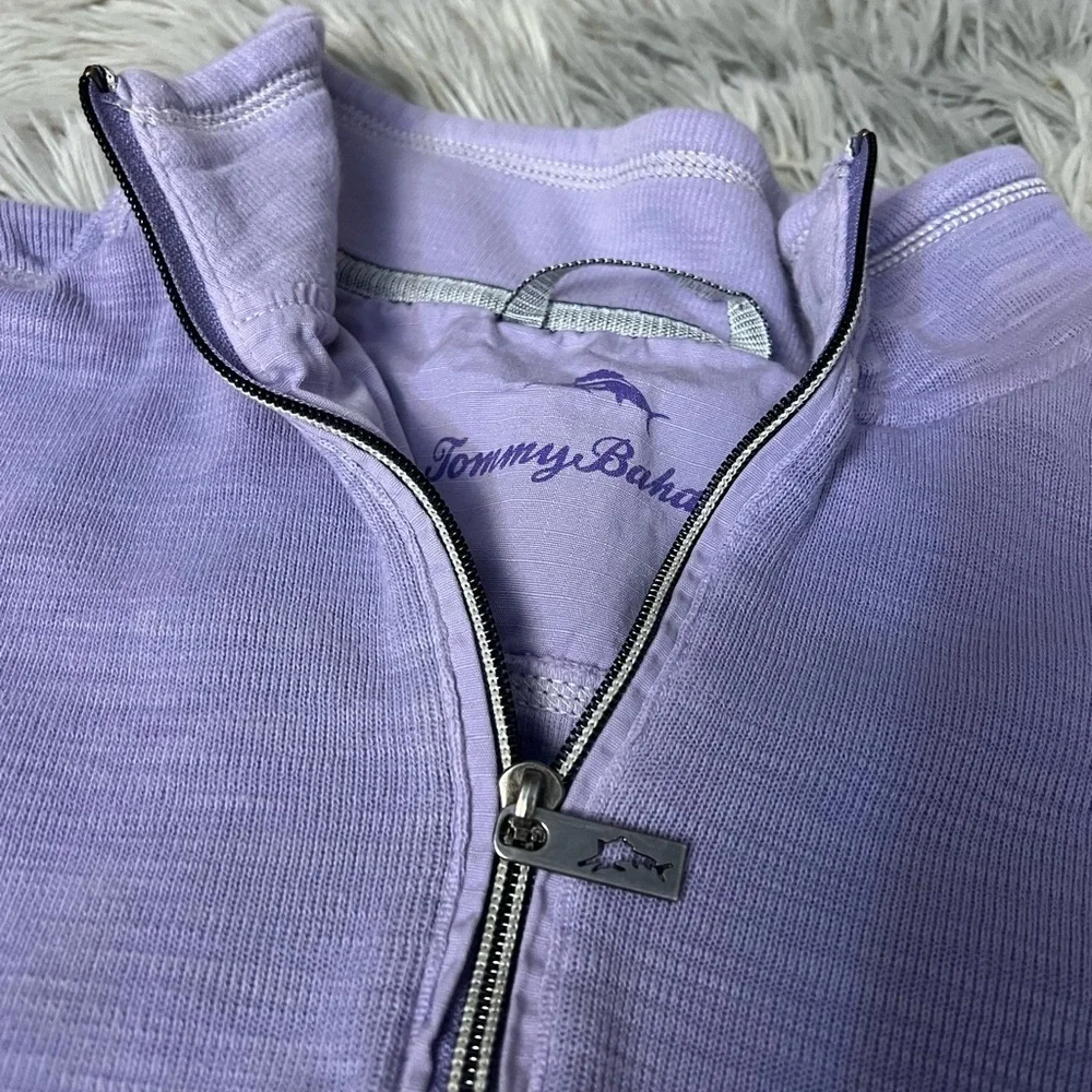 Tommy Bahama purple quarter zip